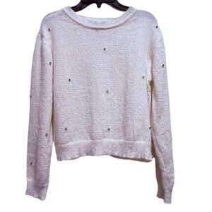 NWT. Amy Byer, girls size large 14. Ivory with rhinestone details on front.